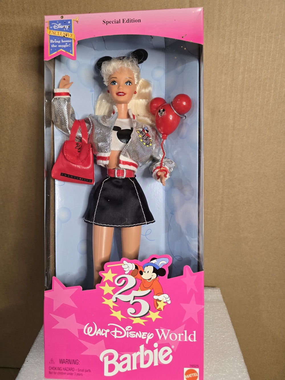 Disney Walt Disney World Barbie - Pink, Black & Silver Special Edition